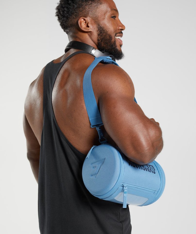 Gymshark Bold Shoulder Bags Blue | NZ 3ALZFU